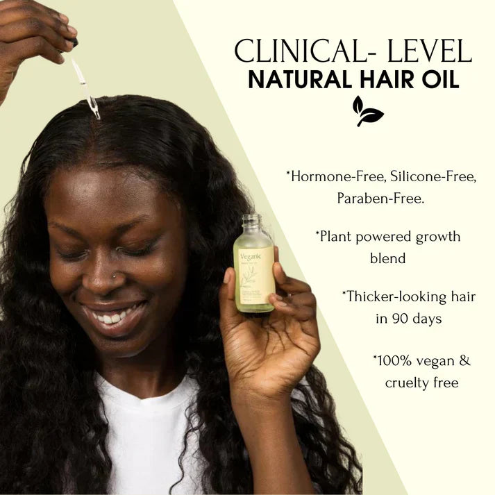 FLASH Clearance SALE - Veganic Hair Growth Oil Bundle Kit