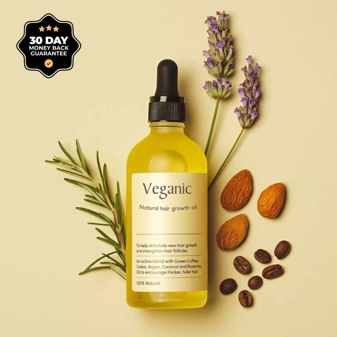 FLASH Clearance SALE - Veganic Hair Growth Oil Bundle Kit